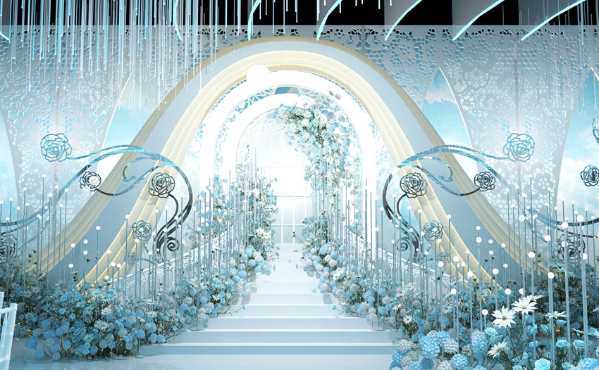 新余釡香烙馍村水晶厅效果展示